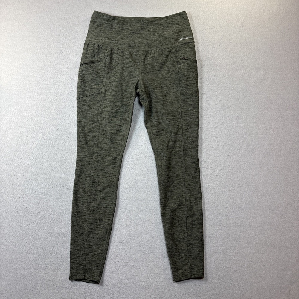 Eddie Bauer Pants Size M Womens Leggings Active Workout Gym Running Green‎